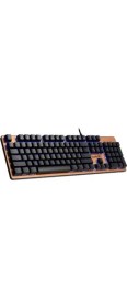 Resim Gamdıas Aura Gk1, USB Kablolu, Ingilizce, Çok Renkli Arka Aydınlatma, Red Mekanik Switch, Bronze Edition, Gaming Klavye 