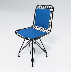 Resim Knsz kafes tel sandalyesi 6 lı mazlum syhmvi sırt minderli ofis cafe bahçe mutfak 