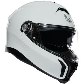 Resim Agv Tourmodular Solid Stelvio Çene Açılır Kask Beyaz 