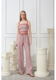 Resim Naar Bol Paça Kırmızı Kadın Pantolon 23161230 001 