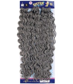 Resim Afro Dalgası Saç / Orta Ton Gri Grey 2 - Sxsr-462582 Karışık - Çok Renkli 