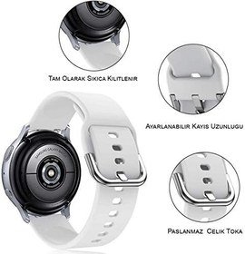 Resim Microsonic Huawei Honor Magic Watch 2 42mm Silikon Kordon Kırmızı 