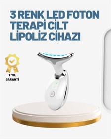 Resim SELFBUYSELL Cilt Yenileyici Şarjlı Güzellik Aleti – Pozitif/negatif İyon, Titreşimli Masaj Ve Kırmızı-mavi-yeşil 