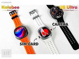 Resim KALOBE U8 ULTRA 49MM SİM KARTLI KAMERALI AKILLI SAAT 