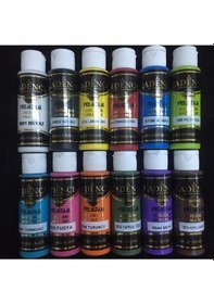 Resim Craft Hobi 12 Adet Cadence 70 Ml Akrilik Boya Seti / Set-3 12 Adet 70 Ml Akrilik Boya Seti / 