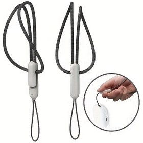 Resim 2 adet Kulaklık, Cep Telefonu, Anahtarlık, USB Sürücüsü ve Küçük Cihazlar için Anti-Kayıp Lanyardları, Ayarlanabilir Naylon Güvenlik Bağlantısı ile Kilitleme Pimi, Güvenli ve Dayanıklı, Kulaklık Güvenlik Lanyardı | Şık Siyah Lanyardlar | Dayanıklı Naylon Bağlantı 