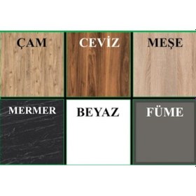 Resim Melisa 7 Kapaklı Dolap Gardırop Meşe - Montaj Dahil 