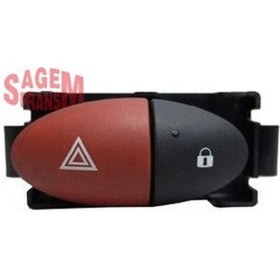 Resim SAGEMFR 500991 Dörtlü Flaşör - Merkezi Kilit CLIO III 