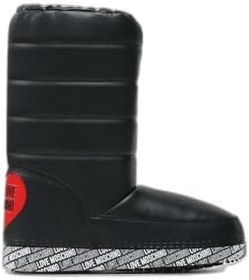 Resim Love Moschino Suya Dayanıklı Logolu Büzgülü Kar Botu Bayan KAR BOTU JA24162G1HIT400B 