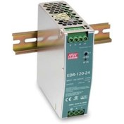 Resim Meanwell Edr 120 24 20w 24vdc 5 Amper Ray Tipi Güç Kaynağı 