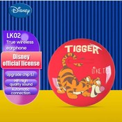 Resim Ximistore9 Disney Lk02 Hareket Kulaklığı: Bt5.1 Gerçek Kablosuz, Hıfı Ses, Mikrofonlu, Type-c Şarj Kutusu Kırmızı Tigger 