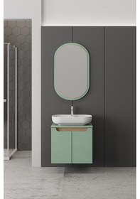 Resim Biani Katia 60 Cm Banyo Dolabı Renk Su Yeşili 