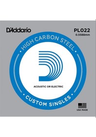 Resim D'addario Pl022 Tek Elektro Gitar Teli 22 