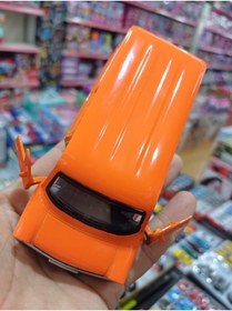 Resim OYUNCAKSAHİLİ Ford Mark 1 Transit 1969 Tarz Minibüs Nostalji Metal Kapı Açılır ışık Ses Koleksiyon Model Turuncu 