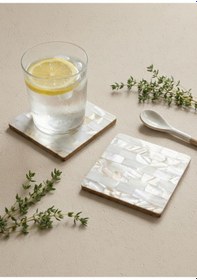 Resim The Mia Sedef Bardak Altlığı Çok Renkli 