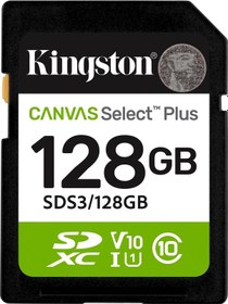 Resim Kıngston 128gb Sdxc Kart Canvas Select Plus Sds3/128gb 