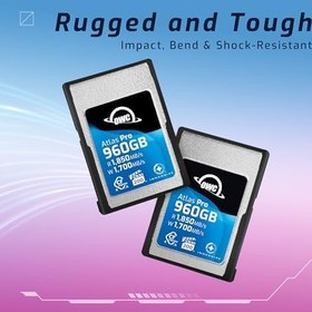 Resim OWC 960GB Atlas Pro Yüksek Performanslı Cfexpress 4.0 Tip A Hafıza Kartı Profesyonel Sınıf, 1850MB/s'ye kadar Okuma ve 1700MB/s Yazma Hızı 