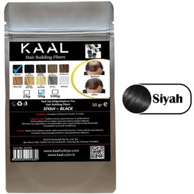 Resim Sevich Kaal Toppik 50 gr Siyah ( Black ) Topik Saç Tozu Saç Fiberi Keratin Dolum Paketi 