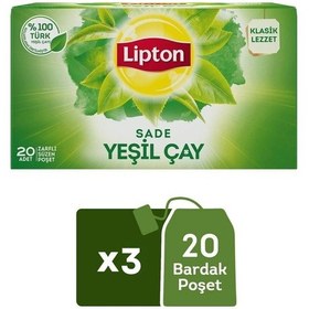 Resim Yeşil Çay Sade 20'li X 3 