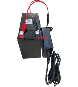 Resim Ncpline Atv Jeep Traktör Uyumlu 12 Volt 9 Amper Akü Ve Şarj Aleti 