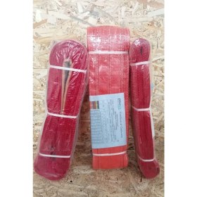 Resim Çekme Kapasitesi 5 Ton, Uzunluk 5 Metre, Kırmızı Düz Polyester Sapan 