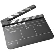 Resim Pazly 30x24.5cm Akrilik Film Klaketi, Yönetmen Slate Tahtası, Kuru Silinebilir Ahşap Ve Akrilik 