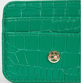 Resim Defacto Kadın Suni Deri Croco Kartlık W2526AZNSGN1 Yeşil 