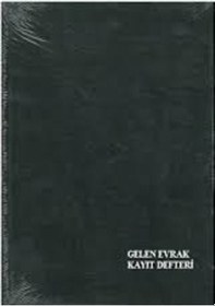 Resim Giden Evrak Kayıt Defteri Ciltli 96 Yp Özkan Siyah 
