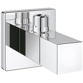 Resim Grohe 22012000 1 2" Giriş. 3 8 Çıkışlı Eurocube Ara Musluk Krom 