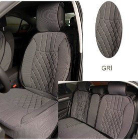 Resim Elegance 5'Li Set Minder Gri / Klmny549 