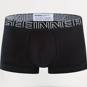Resim SEEINNER Erkek Pamuklu Boxer Şortları - U-Şekilli Geniş Bant, Nefes Alabilen ve Rahat, Elastik Bel Düğmesiyle, Rahat Giyim İçin Düz Renk Tasarımı, Rahat İç Çamaşırı, Pürüzsüz Dokulu 