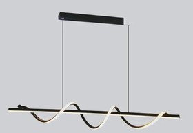 Resim Nikodin / 120 cm/Sarkıt Avize/Antrasit Gövde / 3 Renk Işık 
