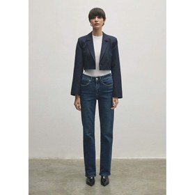 Resim Mavi Bliss Dark Blue Premium Blue Kadın Jean Pantolon (M101437-85292) 