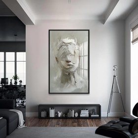 Resim Yara Bandı Cam Tablo - Siyah / 60x90 cm 