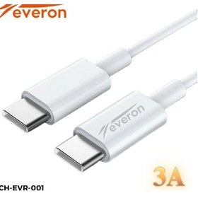 Resim Honor X6a İle Uyumlu Type C Şarj Adaptörü Type C To Type C Kablo Evr-01 Beyaz 