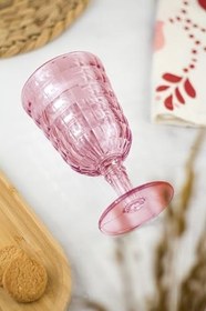 Resim Allegra Mürdüm Kadeh Bardak - 450 ml Tekli Akrilik Malzeme - Cam Değildir Kırılmaya Dayanıklı 