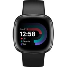 Resim Fitbit - Versa 4 Akıllı Saat Siyah Grafit 39MM Siyah 