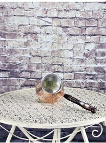 Resim Kalın Topak Bakır Cezve 4 Fincanlık 