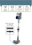 Resim Sinbo SVC 8621 Bldc Motorlu Dikey Kablosuz Şarjlı Led Aydınlatmalı Süpürge 