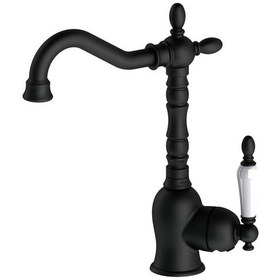 Resim Gpd Retro Tek Gövde Lavabo Bataryası Siyah Mtl180-S 