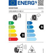 Resim Goodyear Ultragrip 8 195/60R15 88V M+S 3Pmsf Kış Lastiği 2024 