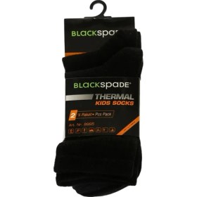 Resim Blackspade Çocuk Termal Çorap 2. Seviye 2'li Paket 9995 - Siyah 