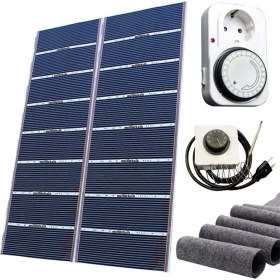 Resim Multiteknik Analog Termostatlı Keçeli Zaman Saatli Karbon Isıtıcı - 160 x 200 cm 