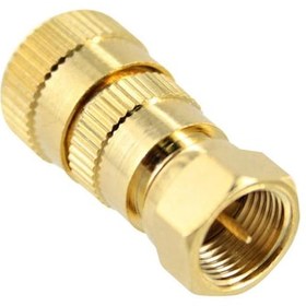 Resim Rg-6/U-6 Konnektör - F - Erkek - Gold - Vidalı 