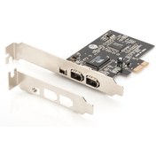 Resim evimdeyokyok Digitus 3 Port'lu (2 Harici, 1 Harici Port) PCI Express Firewire 400 Kart, IEEE 1394a 