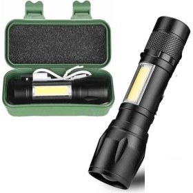 Resim Cata CT-8024 6400K Beyaz Şarjlı LED El Feneri 