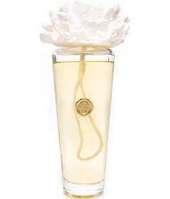 Resim Missi Konik Cam Şişe Ekru Seramik Taşlı Oud Vanilya Oda Kokusu 400 ML 