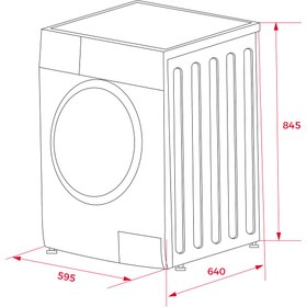 Resim Teka - SHK 81030 DSS - Solo Çamaşır Kurutma Makinesi - 10 Kg Kurutma - Dark Inox - 114060003 