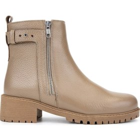 Resim Tamer Tanca Kadın Hakiki Deri Vizon Floter Casual Bot 33 2013 Bn Bot Sk24-25 Vızon Fltr Vizon 