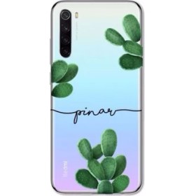 Resim Bukalemun Xiaomi Redmi Note 8 Isimli Kaktüslü Telefon Kılıfı 